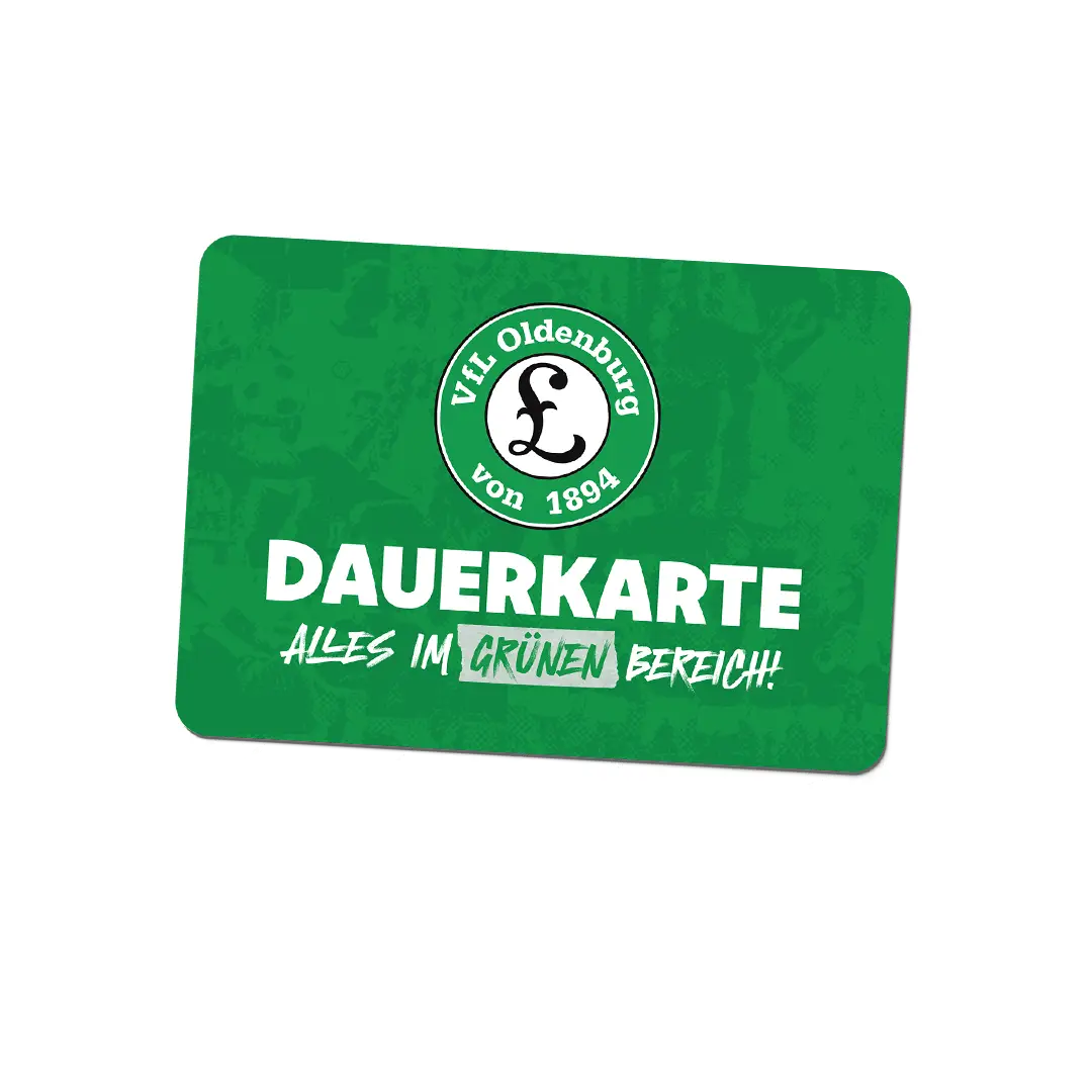VfL Oldenburg Fußball - Dauerkarte 2025 - Mock-up 1